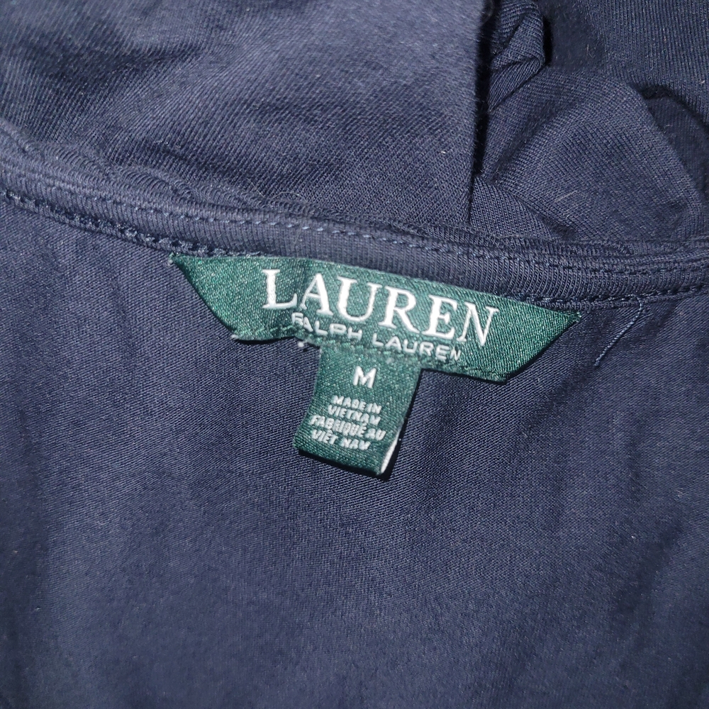 Lauren Ralph Lauren Navy Blue Maxi Tank Dress - drop waist - Picture 7 of 7